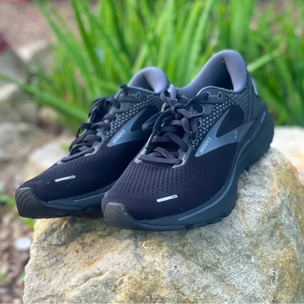 Brooks Ghost 14 Black Cushion Neutral Sneakers Tennis Shoes